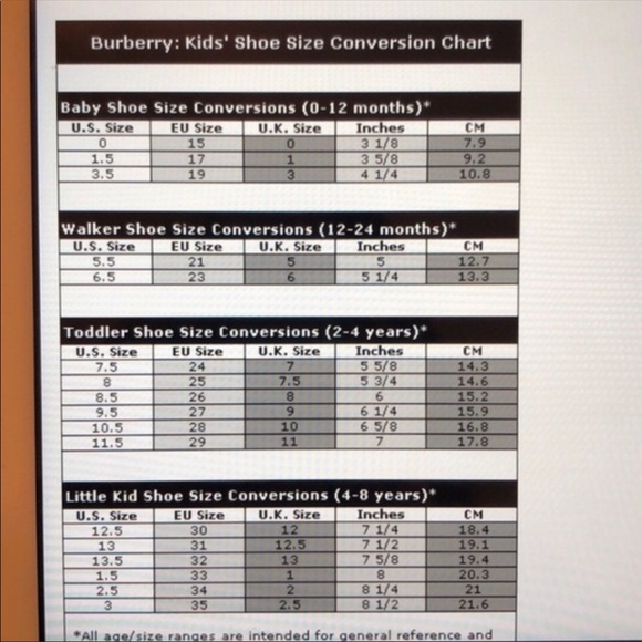 Burberry kids shoes - Picture 5 of 5